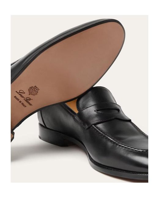 Loro Piana Black Lewis Walk Loafer for men