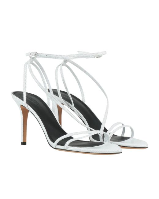 Isabel Marant Black Pointed-Toe High-Heel Sandals