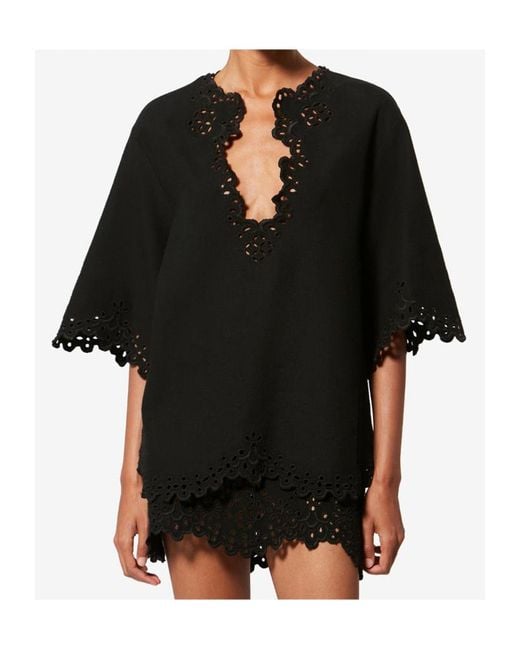 Isabel Marant Black Isabel Marant Étoile Shana Shirt