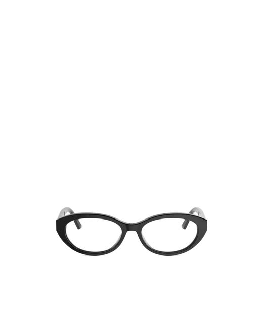 Dior White Eyewear Oval Frame Glasses for men