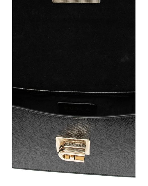 Furla Black Bakare Turn-On Shoulder Bag