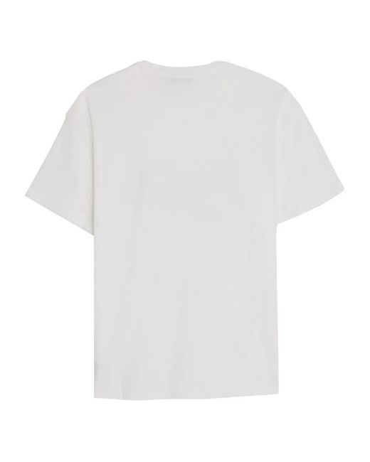 Polo Ralph Lauren White Logo Patch Crewneck T-Shirt for men