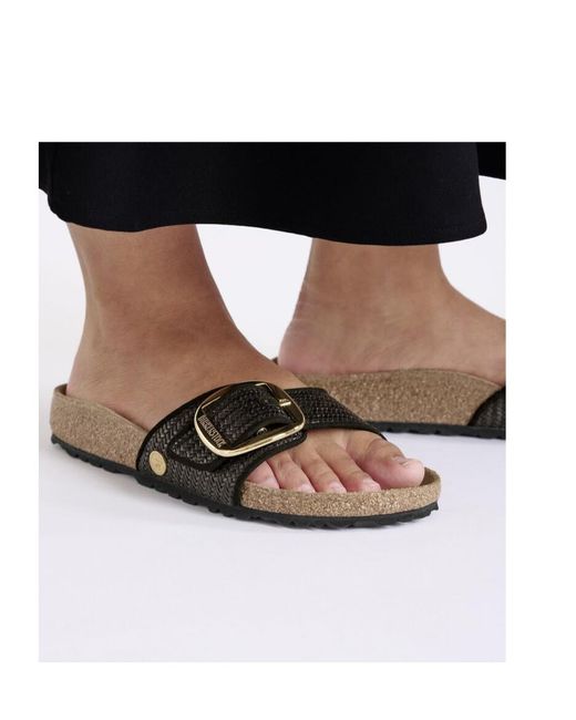 Birkenstock Brown Madrid Big Buckle Sandals