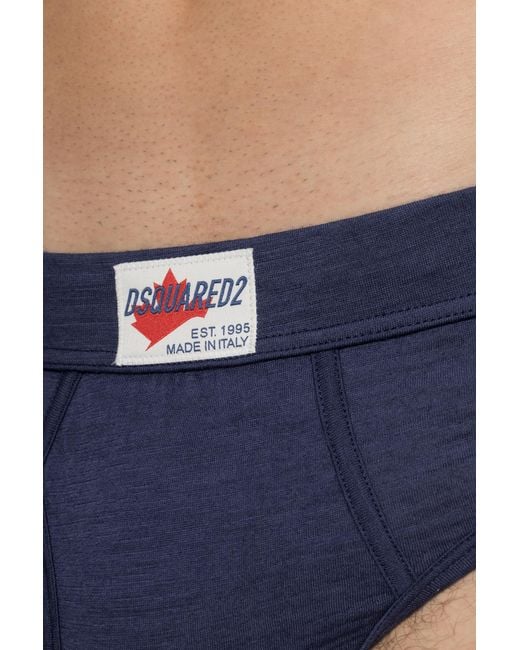 DSquared² Blue Logo Underwear for men