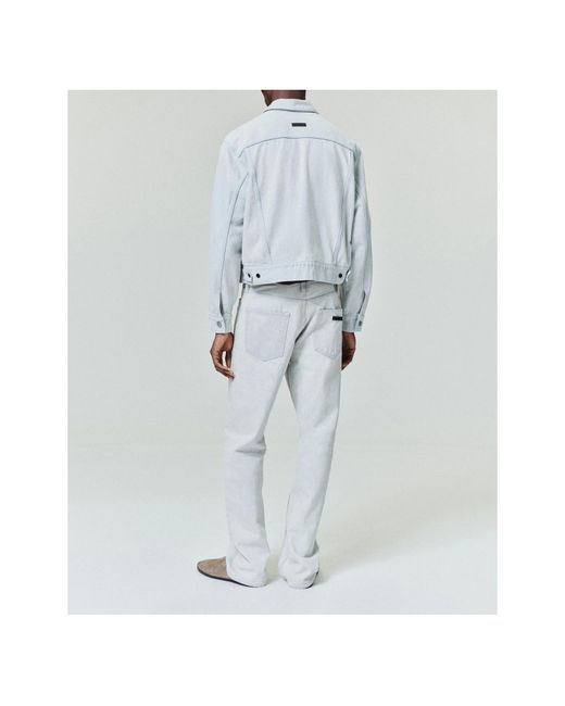 Fear Of God Blue Straight Five-Pocket Jeans for men