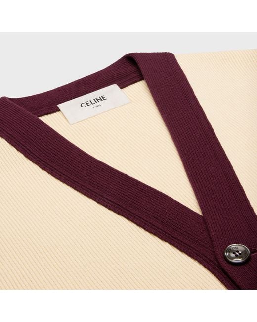 Céline Natural College Cardigan for men