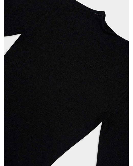 Tom Ford Black Crewneck Knitted Dress