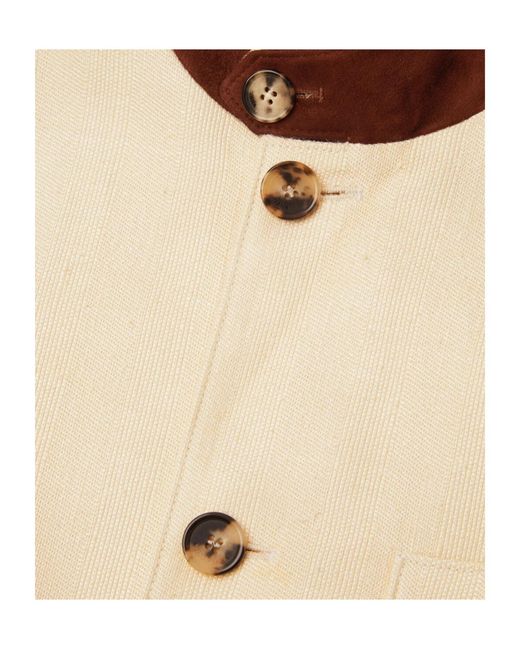 Loro Piana Natural Long-Sleeved Casual Jacket