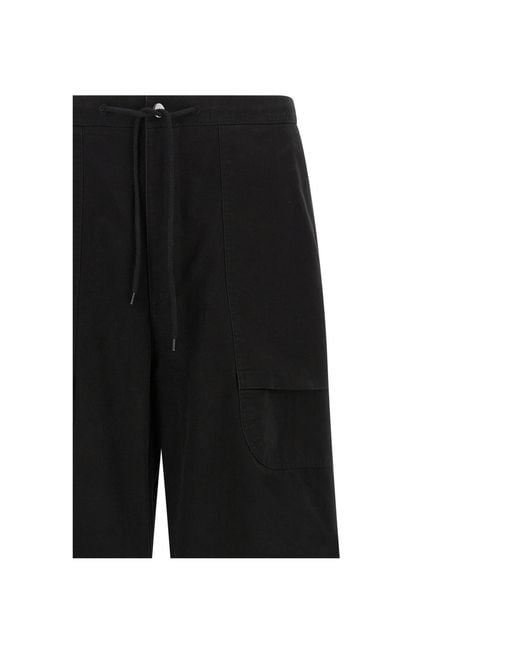 Entire studios Black Barren Straight Leg Cargo Pants for men