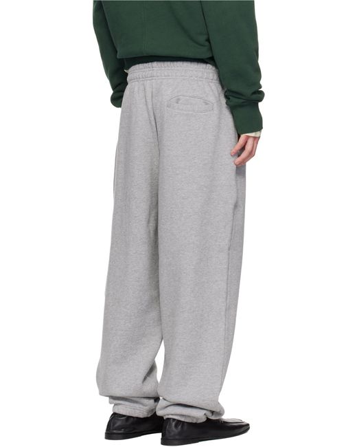 Entire studios Gray Elasticated Cuff Joggers for men