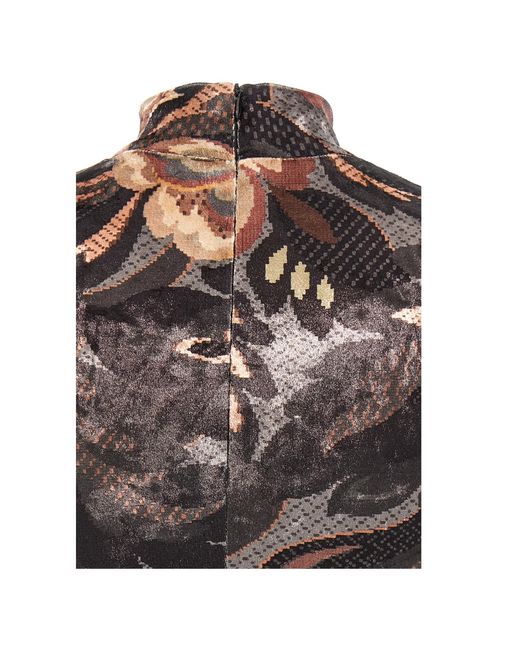 Etro Multicolor Paisley Stretch Top