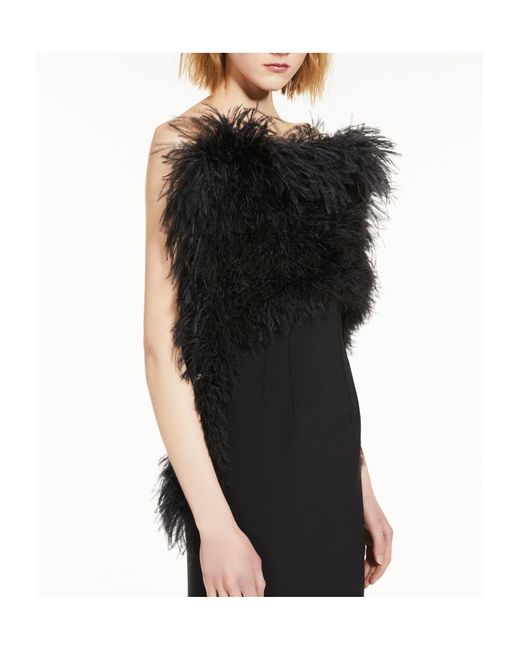 Sportmax Black Cut-Out Sleeveless Dress