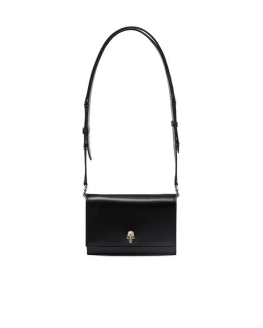McQueen Black Skull Small Shoulder Bag