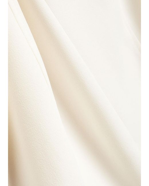 Jonathan Simkhai White Jolie Bow-Embellished Crepe Mini Dress