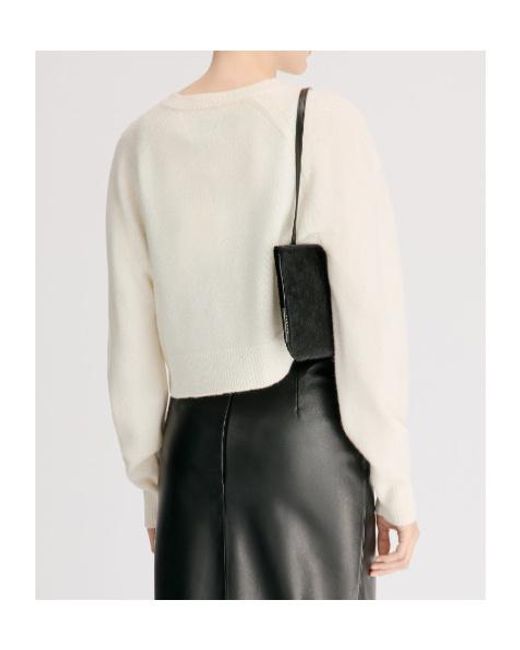 Loulou de Saison White Heike Cropped Cardigan