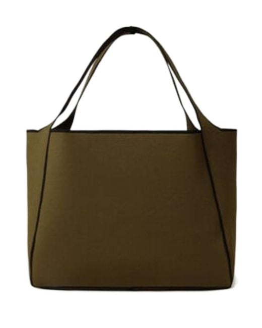 Stella McCartney Brown Logo Square Tote Bag