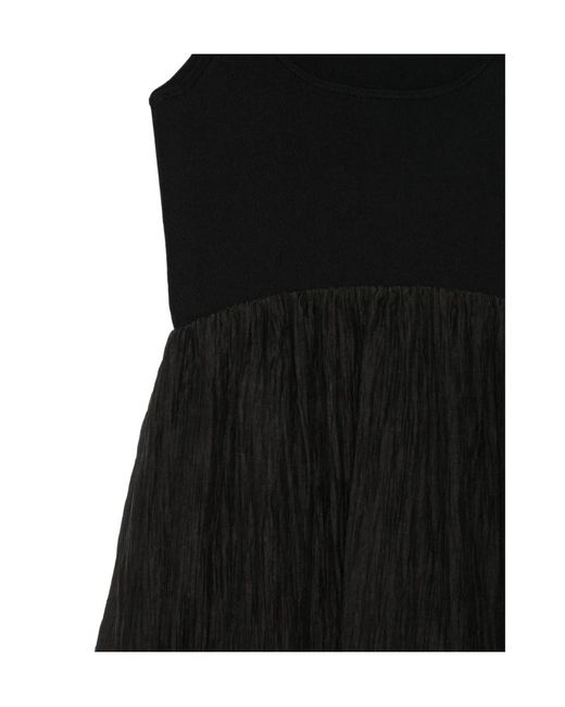 Seventy Black Ribbed Dress