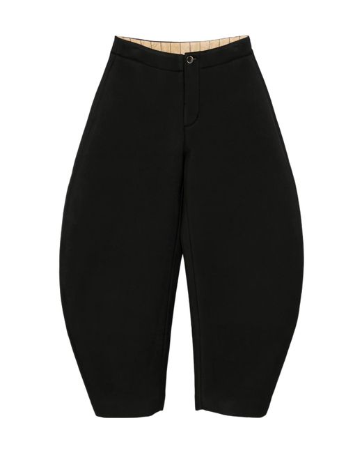 Uma Wang Black Button Casual Pants