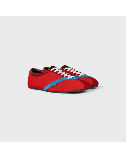 Céline Red The Flat Sneaker