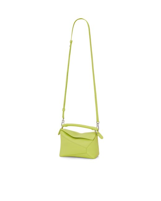 Loewe Yellow Mini Puzzle Bag