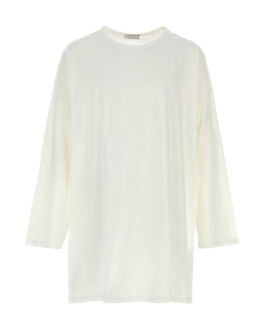 Yohji Yamamoto Single Jersey Print Long-Sleeve T-Shirt in