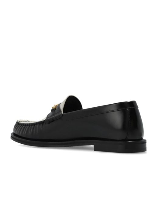 Amiri Black Ma Chain Loafers for men