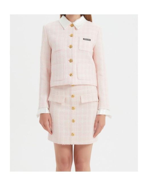 Marissa Chiara Pink Lapel Jacket
