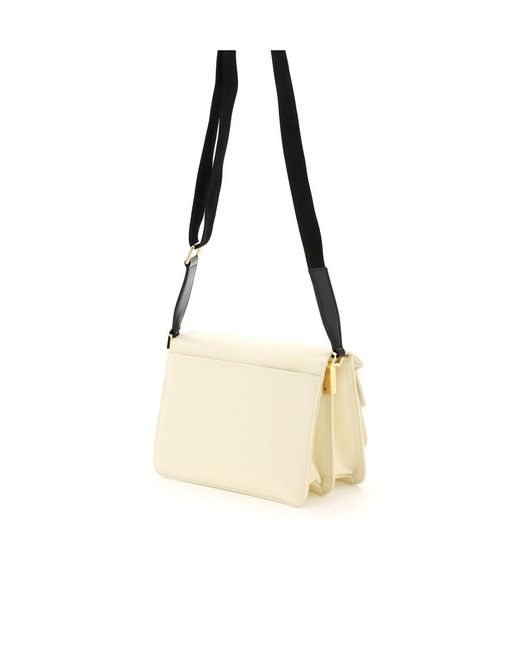 Marni White Trunk Strapped Shoulder Bag