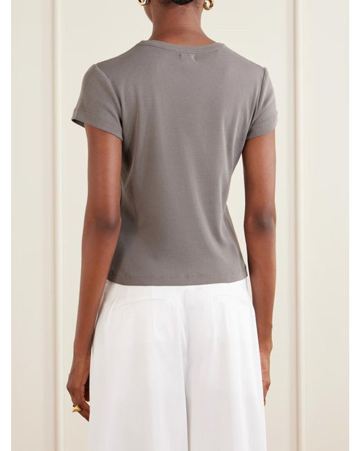 St. Agni Gray Crew Neck T-Shirt