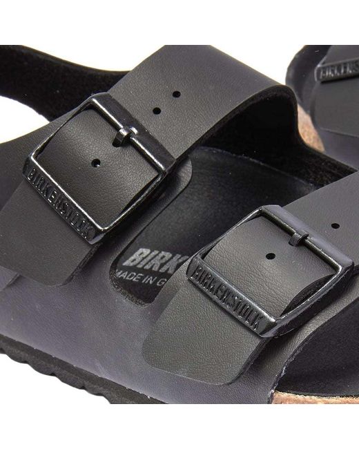 Birkenstock Black Milano Sandals for men