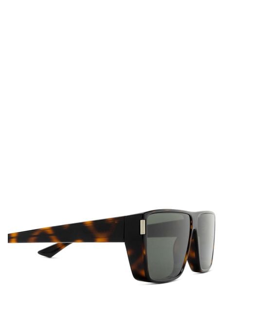 Saint Laurent Green Eyewear Square Frame Sunglasses for men