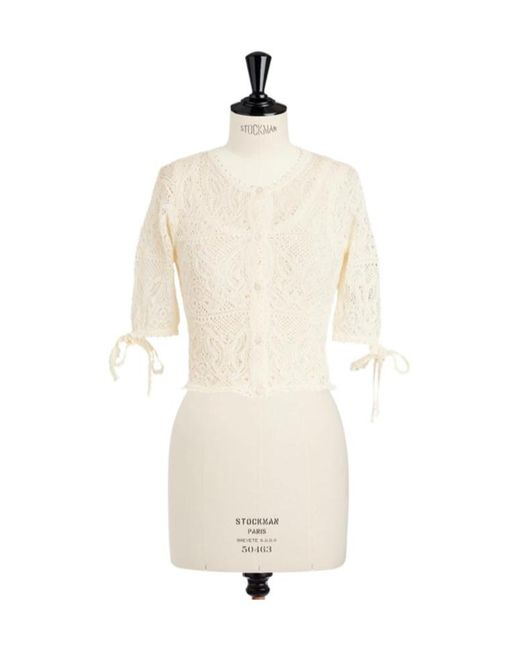 Dior White Iviera Twinset