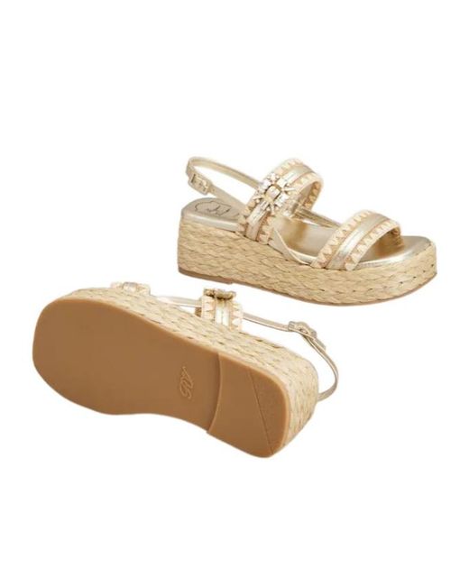Roger Vivier Natural Wedge Sandals