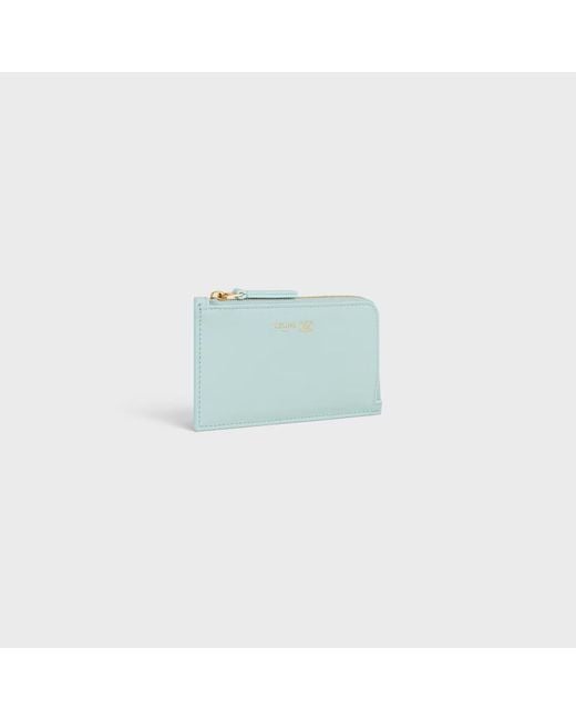 Céline Blue Long Zipped Card Holder