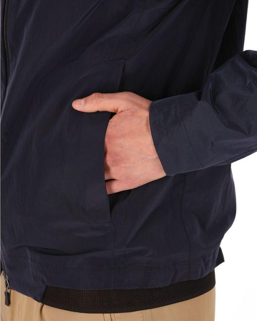 Herno Blue Long-Sleeved Casual Jacket for men
