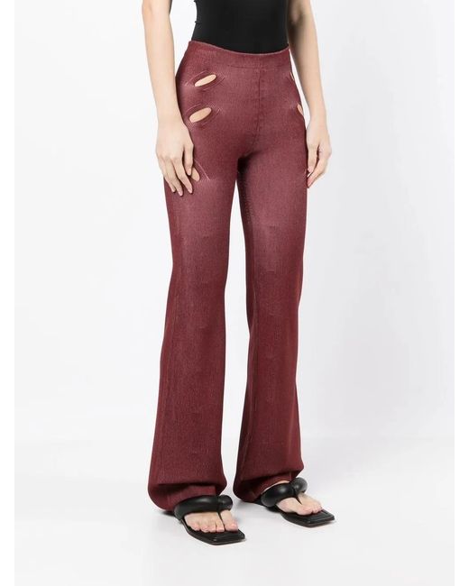 Dion Lee Lock Slit Flared Pants