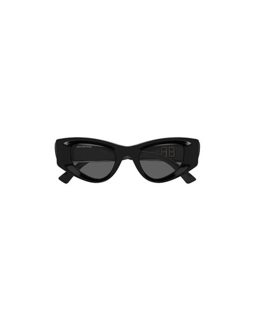 Balenciaga White Eyewear Cat-Eye Frame Sunglasses