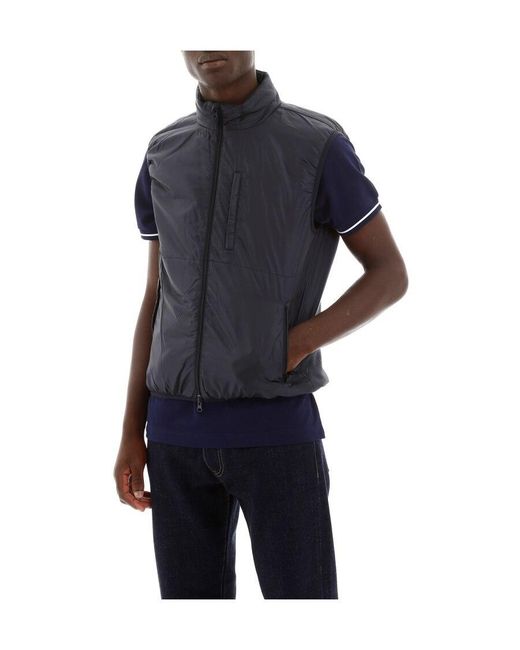 Aspesi Black Jil Zip-Up Gilet for men