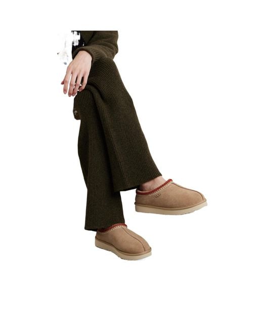 Ugg Black Closedtoe Platform Slippers