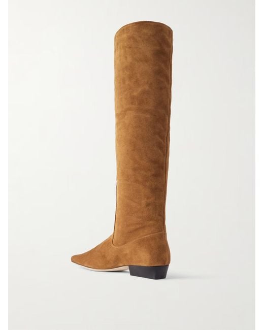 Staud Brown Wally Thigh-High Boots
