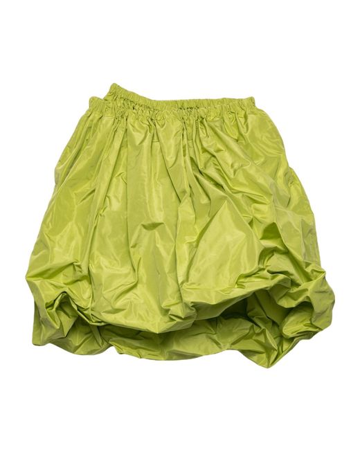 Prada Green Technical Taffeta Skirt