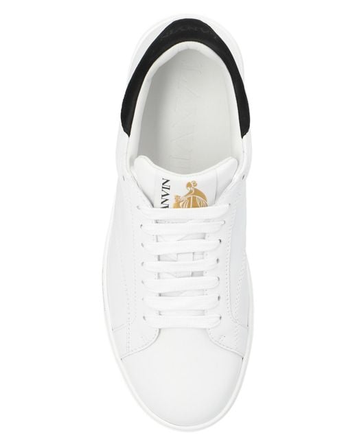 Lanvin White Low-Top Sneakers