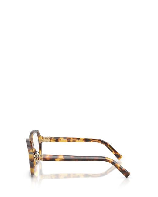 Miu Miu Multicolor Eyewear Square Frame Glasses