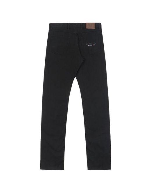 Paul & Shark Black Logo Jeans for men