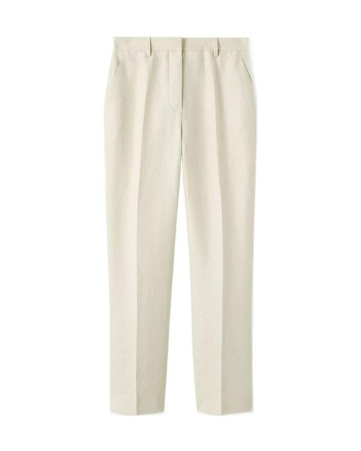 Loro Piana White Dermot Trousers