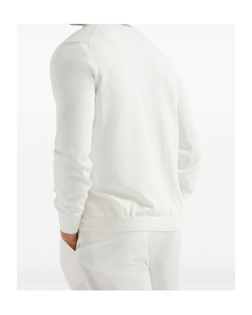 Brunello Cucinelli White Knitwear for men