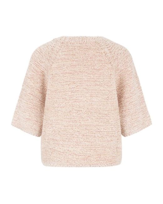 Fabiana Filippi Natural Crew Neck Knitwear