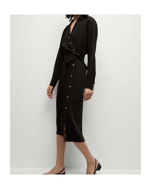 Veronica Beard Black Wright Midi Dress