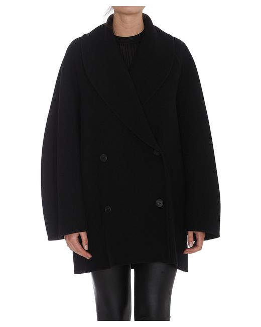 The Row Blue Polli Double Breasted Jacket
