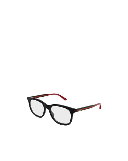 Gucci White Eyewear Rectangle Frame Glasses